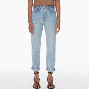 Aritzia denim forum the boyfriend high rise loose